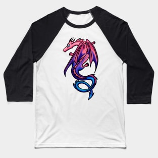 Bisexuality LGBT Pride Dragon Baseball T-Shirt
